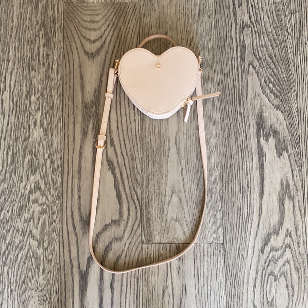 Lauren  Conrad light pink heart purse